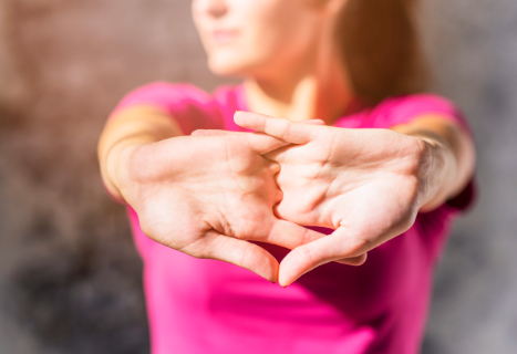 Alongamento para mãos e punhos